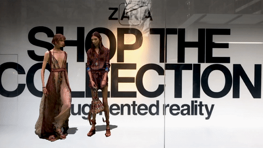 Zara's augmented reality
Source: WindowsWear