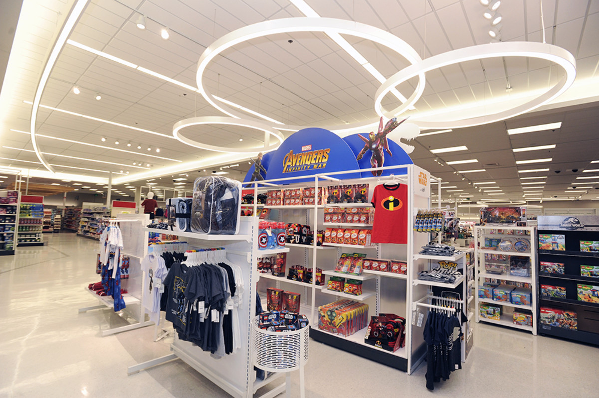 Target’s next-gen stores feature brighter lighting, spacious aisles, dynamic vignettes and enhanced merchandise displays.